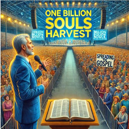 A One Billion Souls Harvest é uma missão evangelística que visa alcançar um bilhão de pessoas com a mensagem do evangelho.